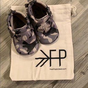 Freshly Picked Camo Moccasins